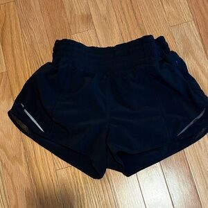 Lululemon Athletica Black hotty hot Athletic Shorts